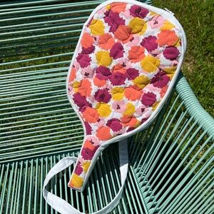 Floral Pickeball Racket Cover